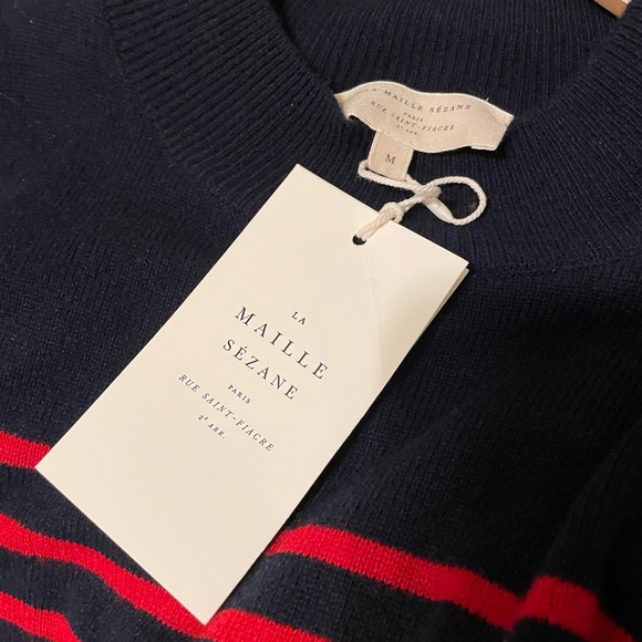 NWT Sezane - Rosie Cashmere Jumper - Picture 4 of 5